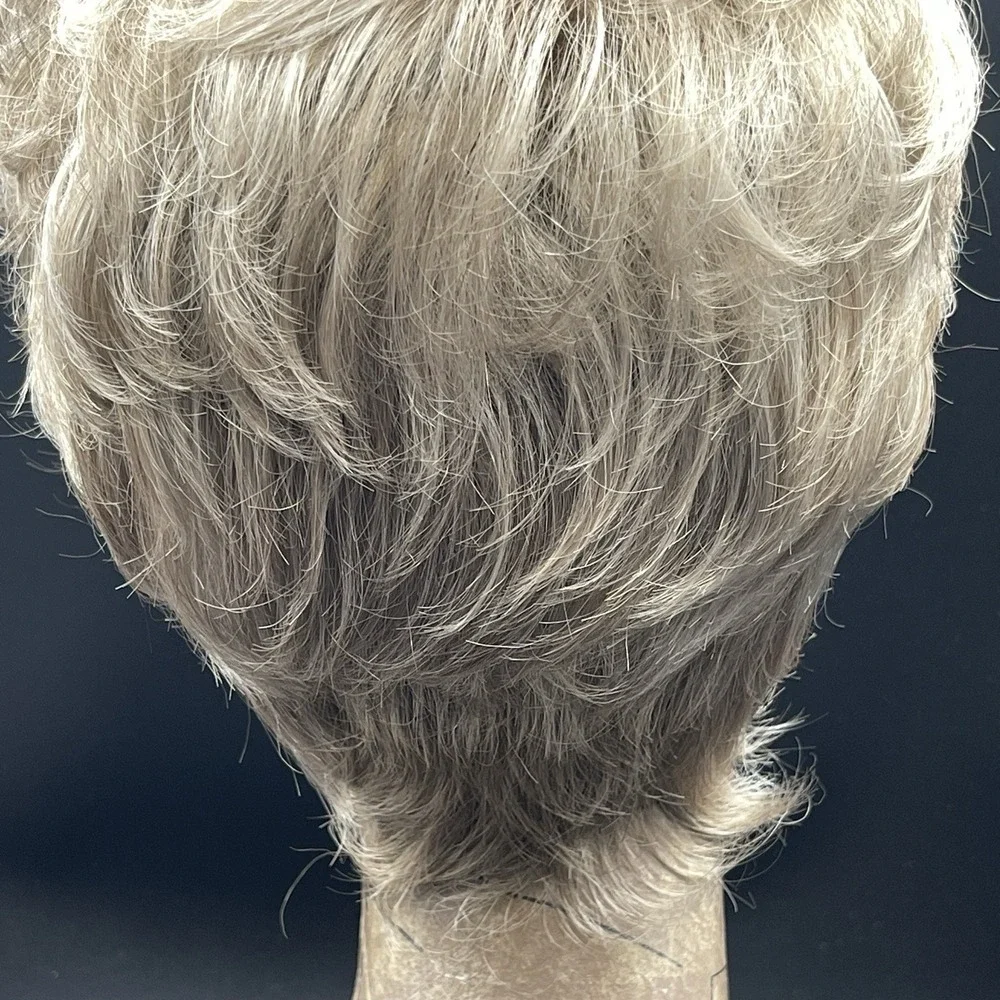 Vintage Short Blonde Wig Modacrylic PVC Fiber Made In Korea